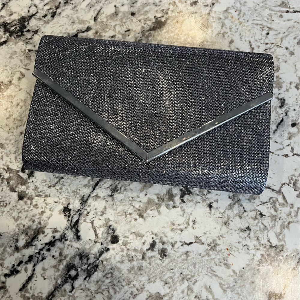 Shimmery clutch